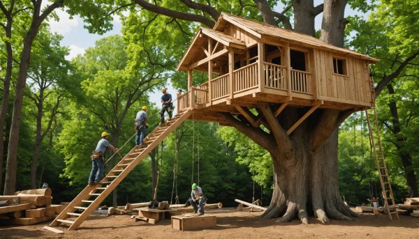 Comment est construite une cabane dans les arbres ?