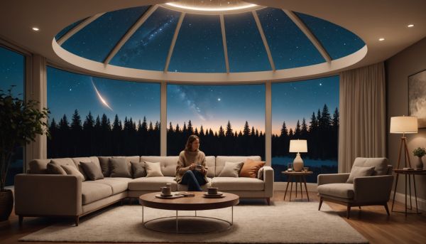 Dôme transparent : confort et astronomie