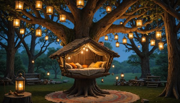 Dormir dans les arbres : un rêve d'enfant
