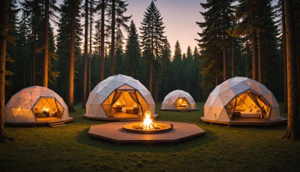 Les plus beaux dômes géodésiques pour dormir dehors