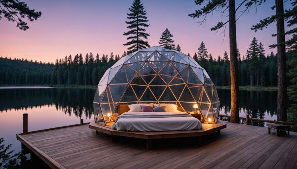 Quel dôme transparent choisir pour un week-end bulle ?